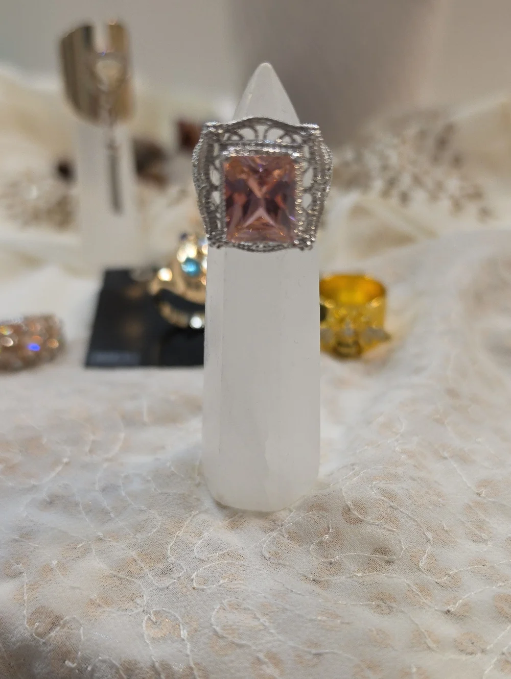 Glam Ring Bundle Of 5 Gold/silvertone Rings